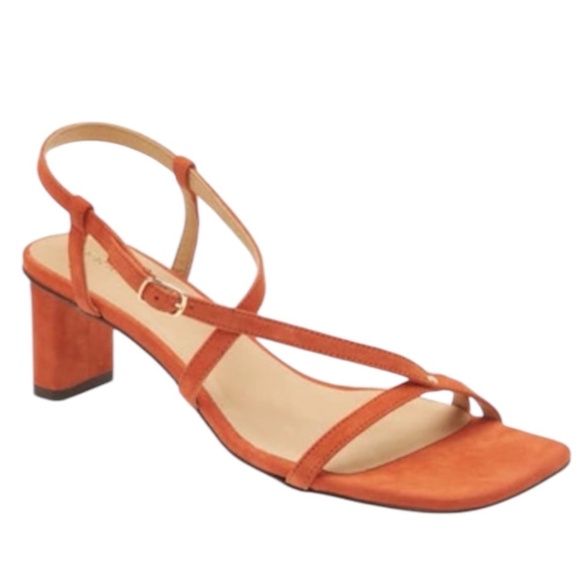 FRAME Le Braxton Strappy Sandal In Orange - Picture 1 of 11